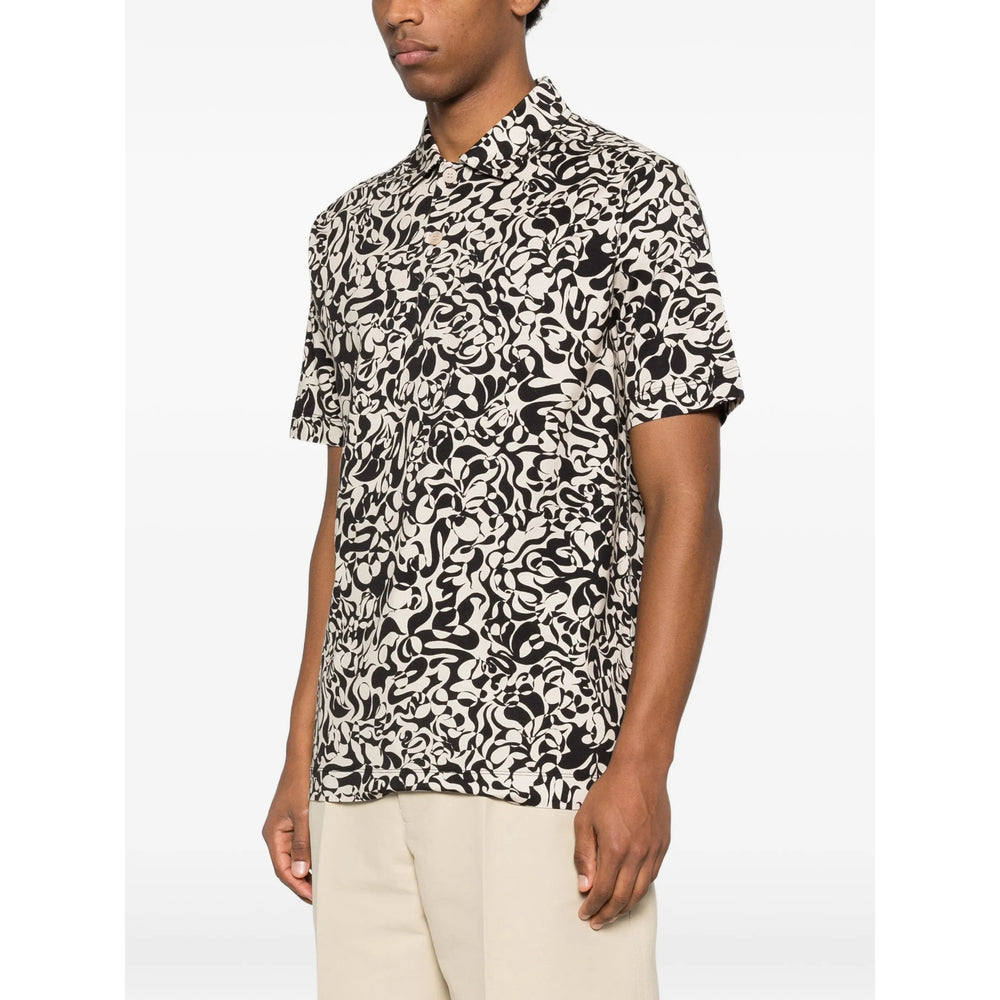 Dries Van Noten Black Polo Shirts Men DRIES VAN NOTEN