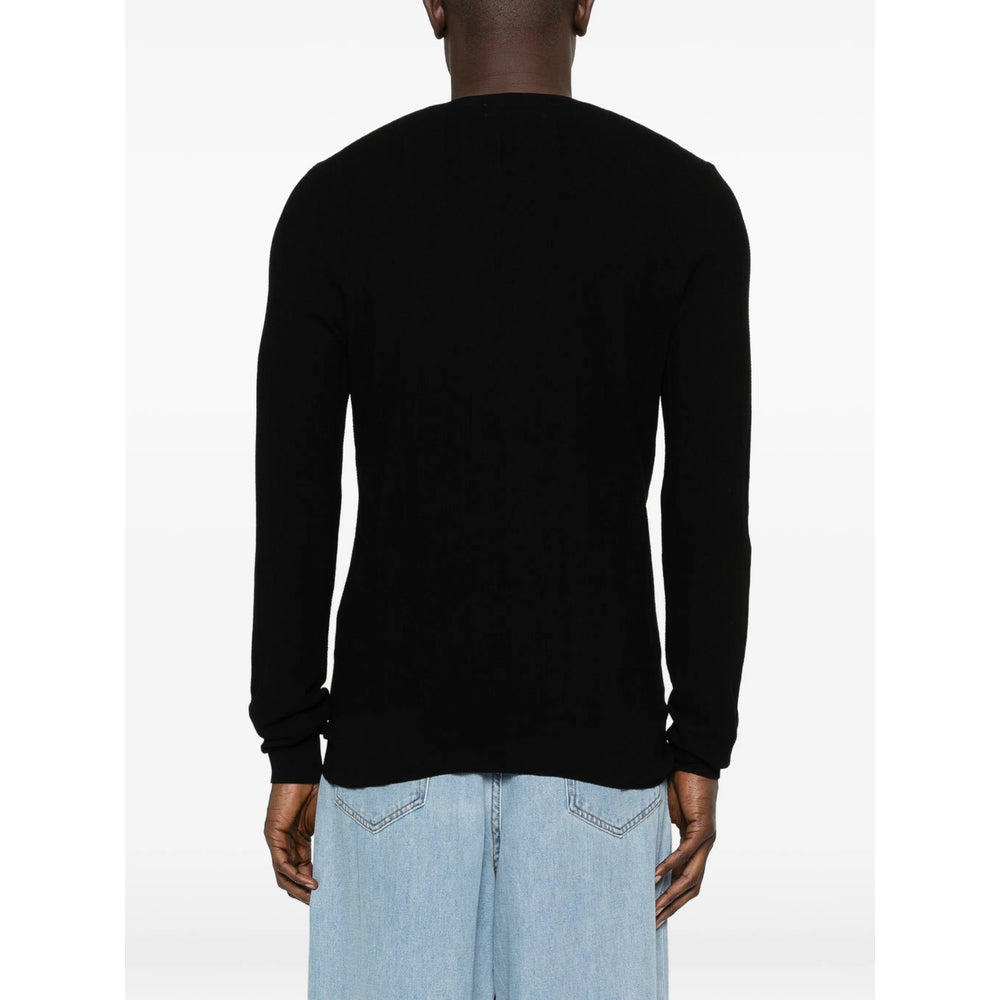 Dries Van Noten Black Polo Shirts Men DRIES VAN NOTEN