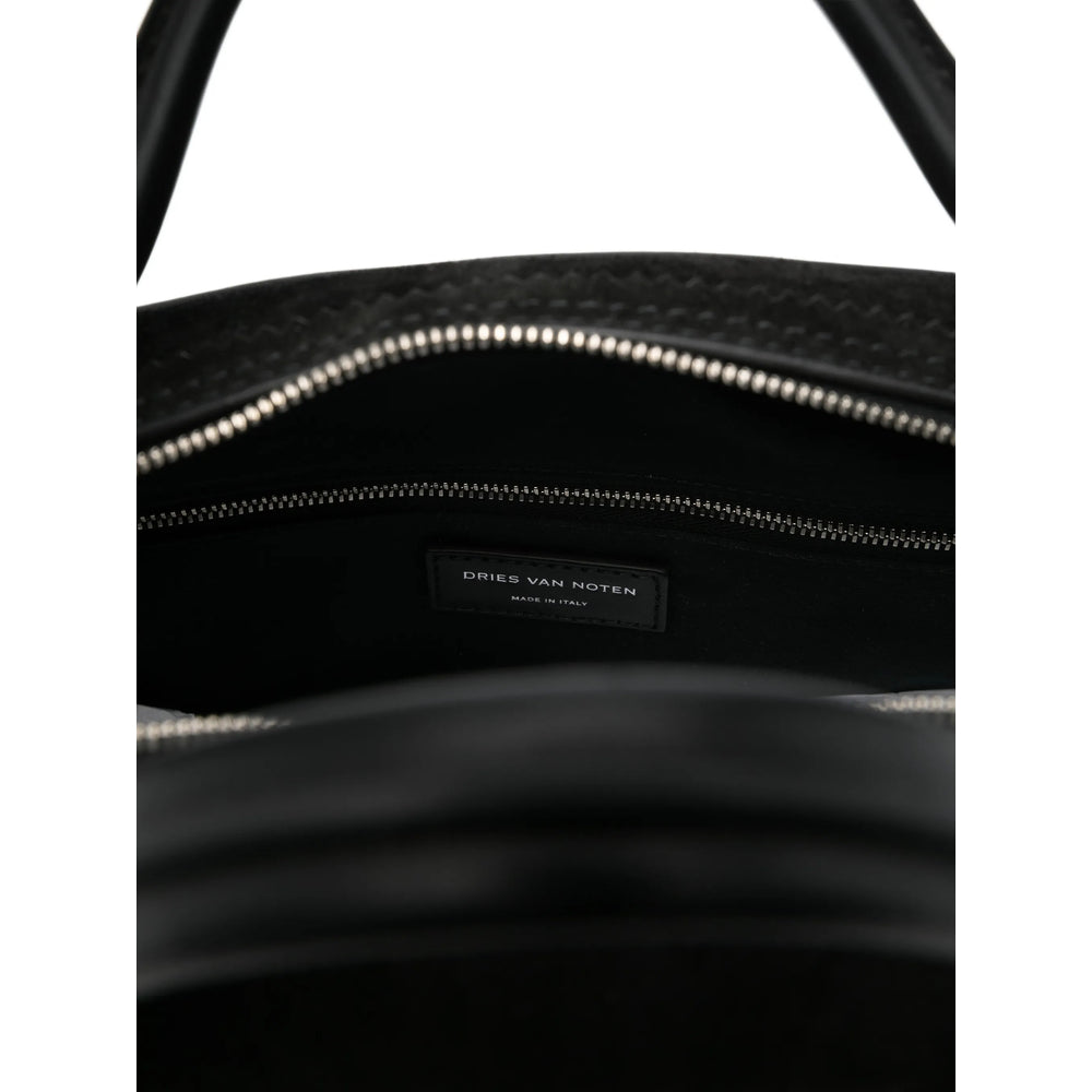 Dries Van Noten Black Tote Bags Men DRIES VAN NOTEN