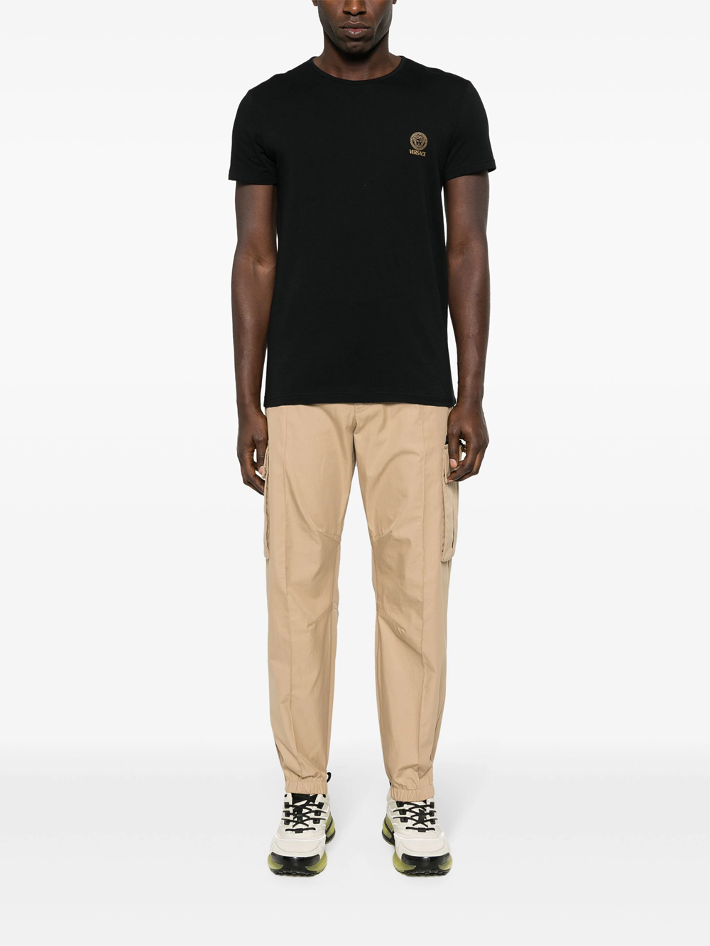 Versace Men T-Shirt With Medusa Print VERSACE