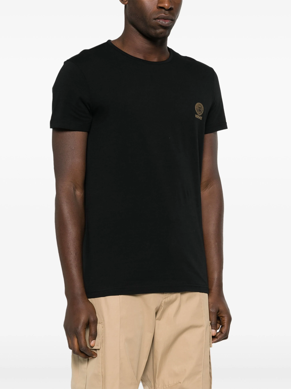 Versace Men T-Shirt With Medusa Print VERSACE