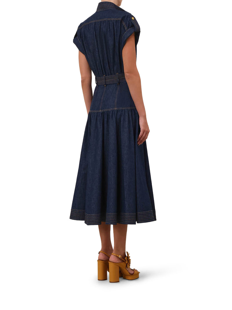 Zimmermann Women Midi Denim Dress ZIMMERMANN