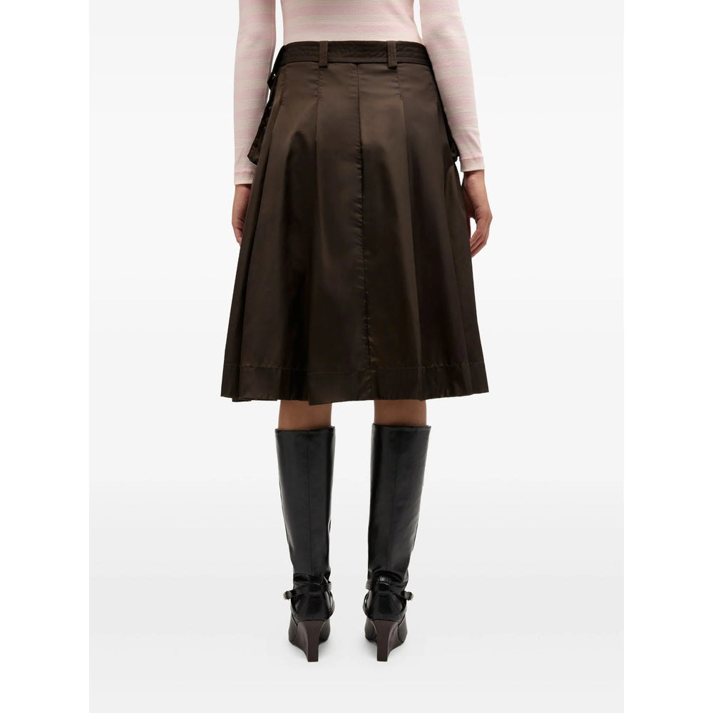 Ganni Brown Skirts - A-Line Skirts Women GANNI