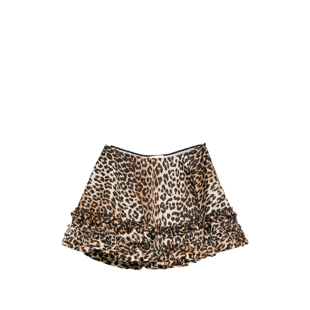 Ganni Brown Skirts - A-Line Skirts Women GANNI