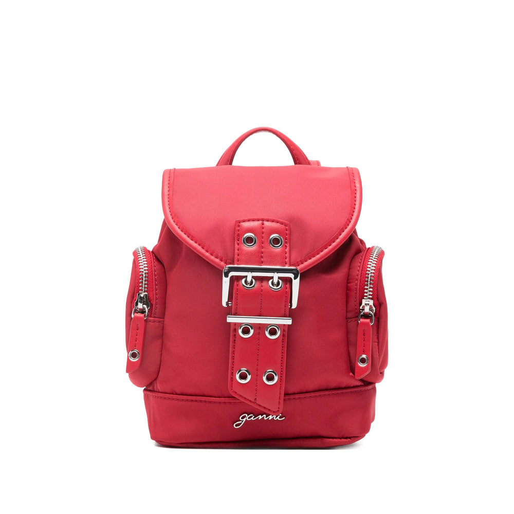 Ganni Red Backpacks Women GANNI