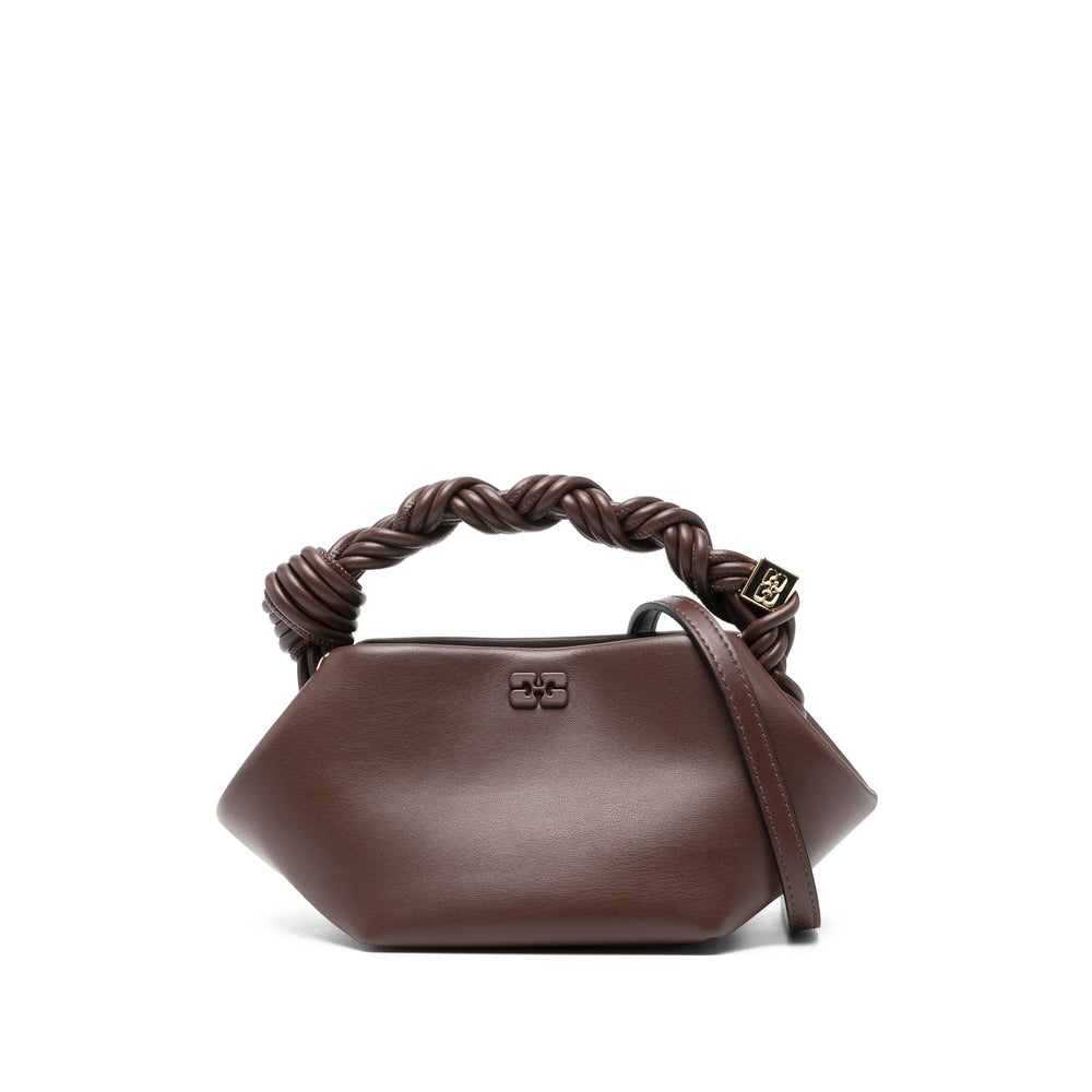 Ganni Brown Satchels & Cross Body Bags Women GANNI