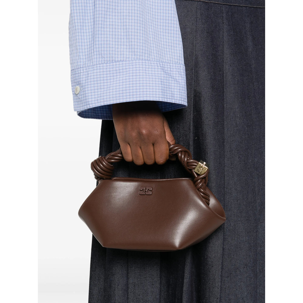 Ganni Brown Satchels & Cross Body Bags Women GANNI