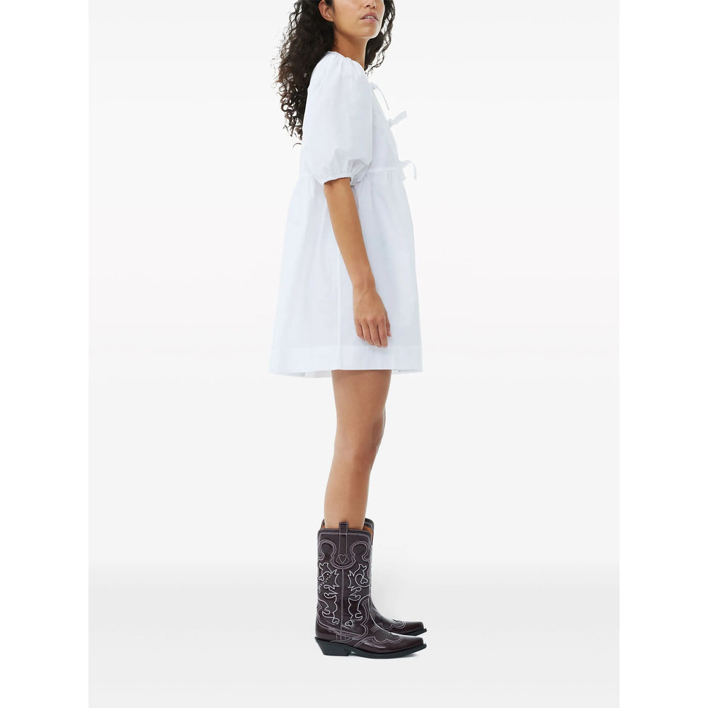 Ganni White Dresses - Day Dresses Women GANNI