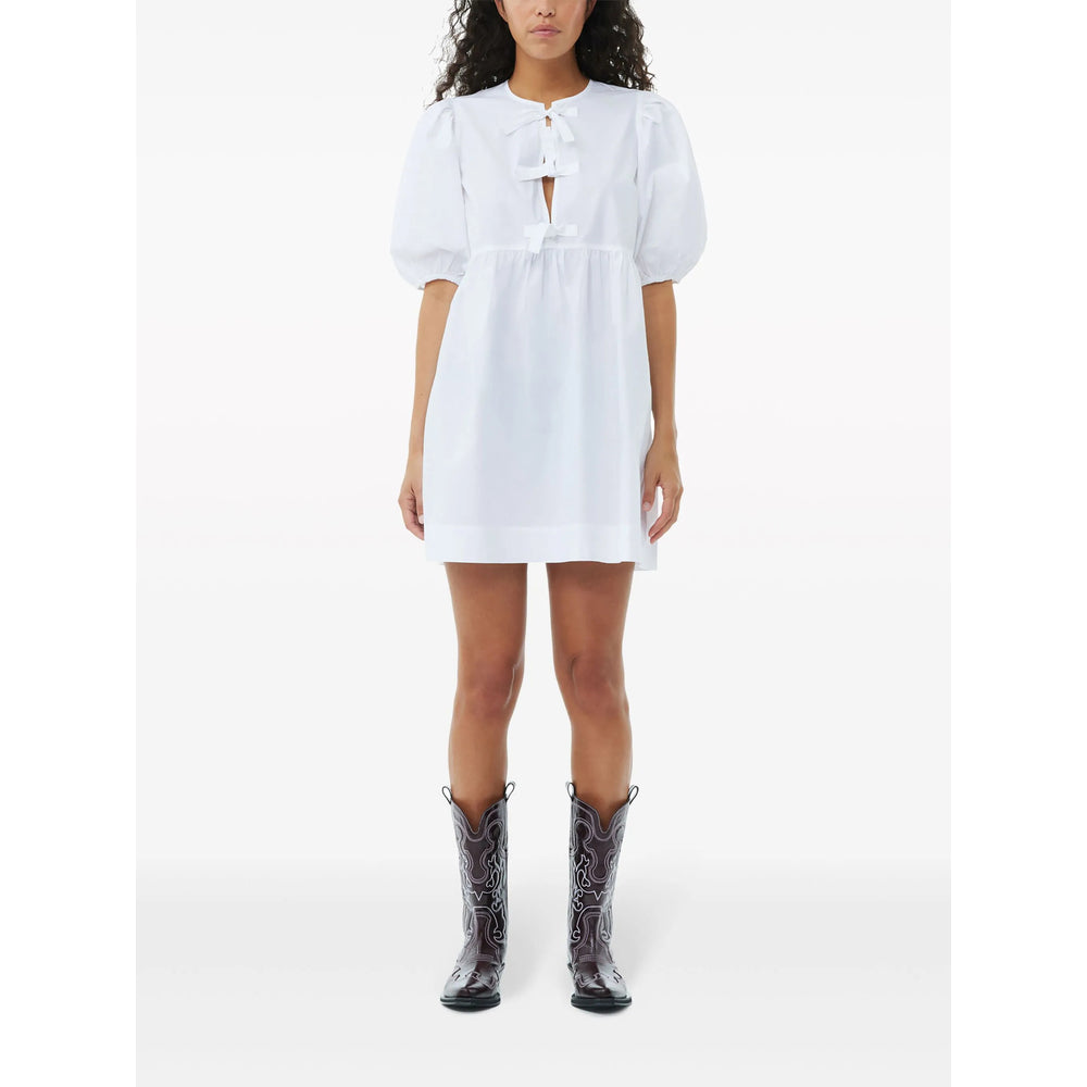 Ganni White Dresses - Day Dresses Women GANNI