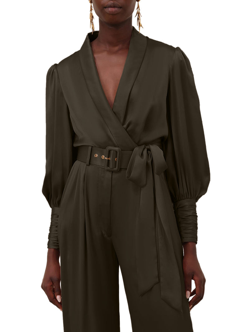 Zimmermann Women Silk Wrap Top ZIMMERMANN