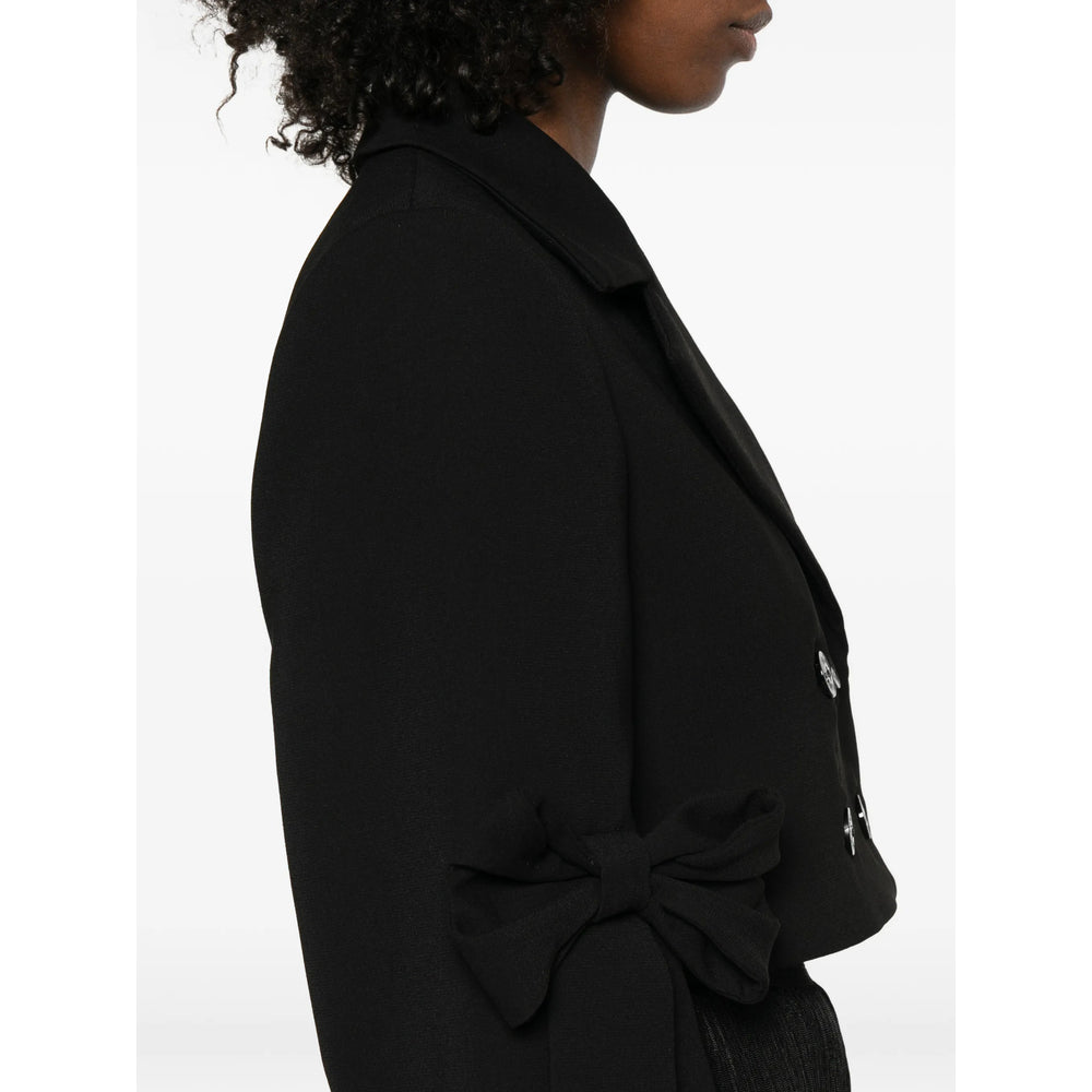 Ganni Black Jackets - Cropped Jackets Women GANNI