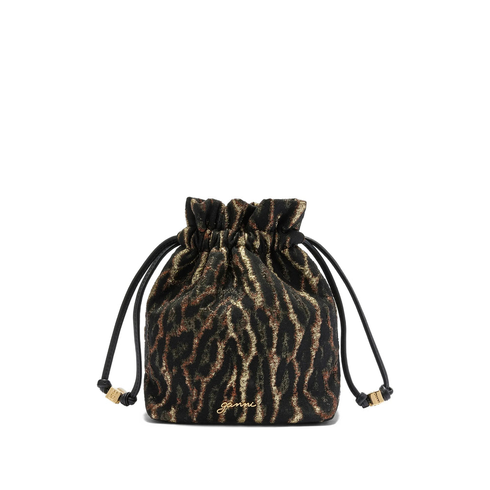 Ganni Black Tote Bags Women GANNI