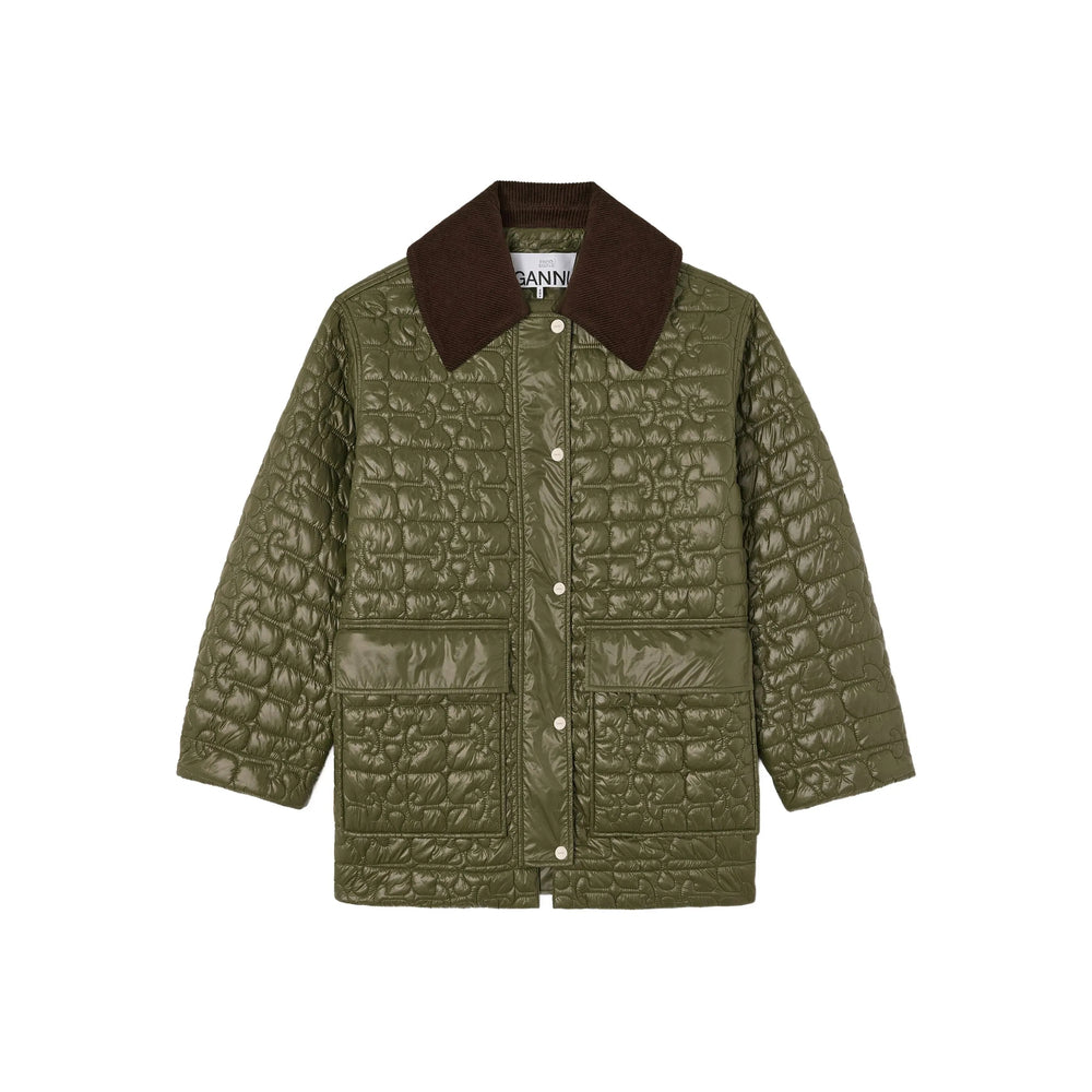 Ganni Green Jackets Women GANNI
