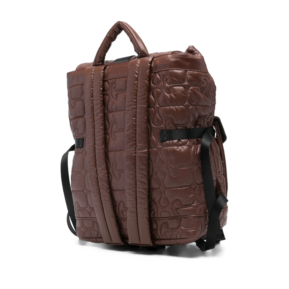 Ganni Brown Backpacks Women GANNI