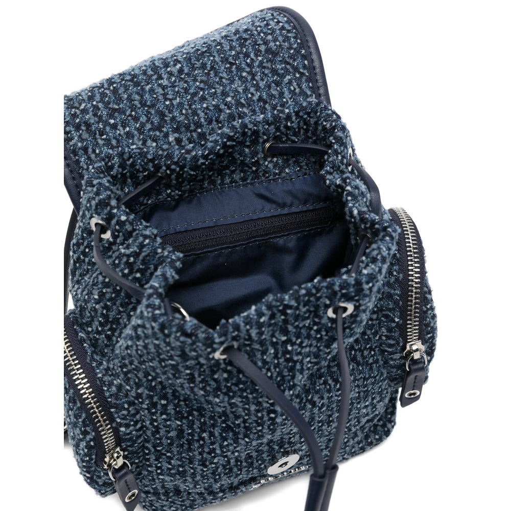Ganni Blue Backpacks Women GANNI