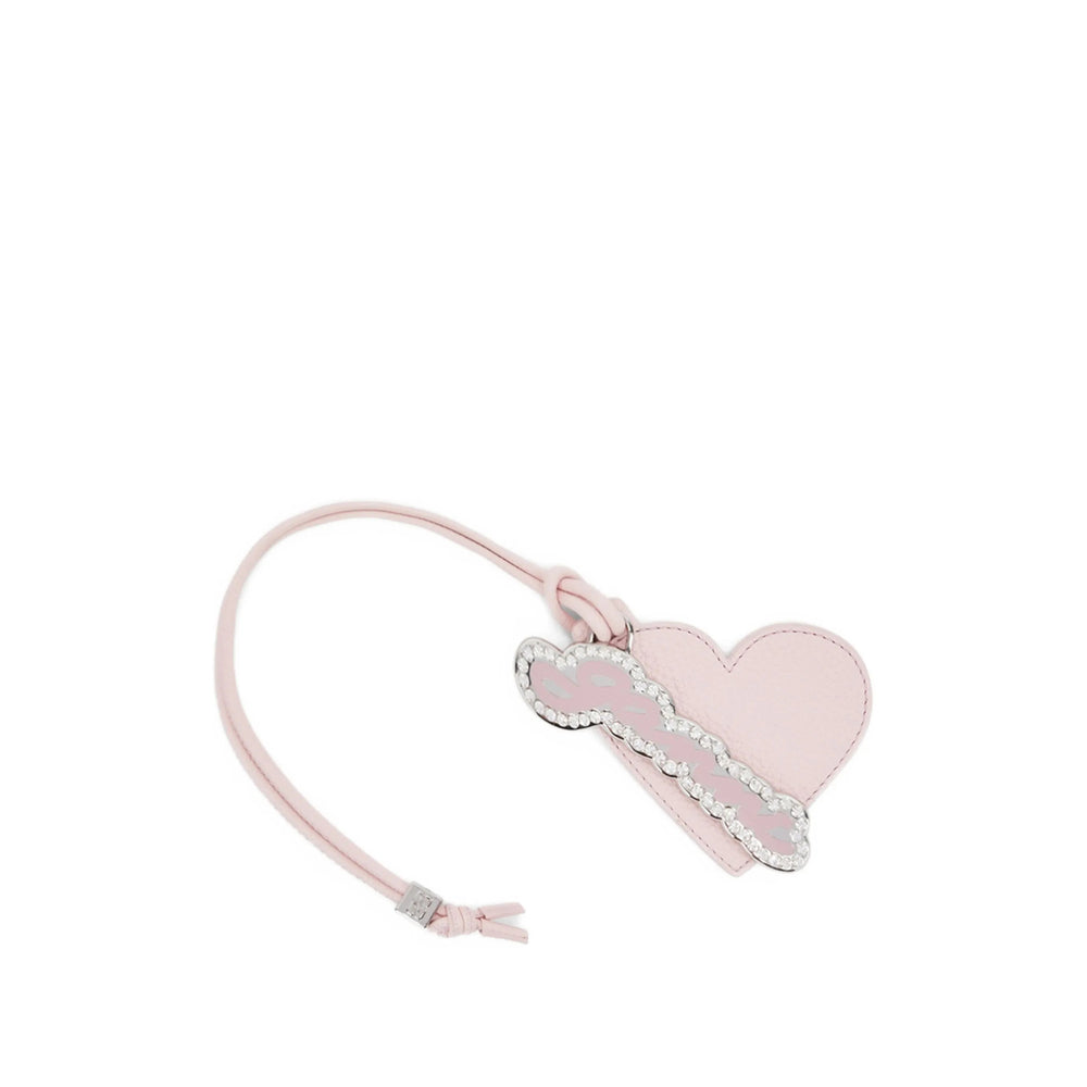 Ganni Pink Keyrings & Chains Women GANNI