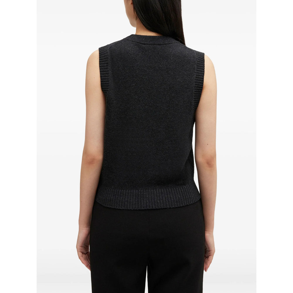 Ganni Grey Tops - Vests & Tank Tops Women GANNI