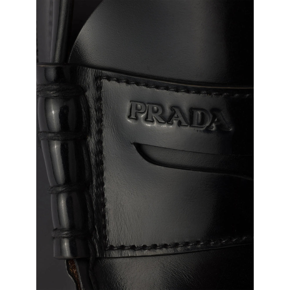 Prada Black Loafers Men PRADA