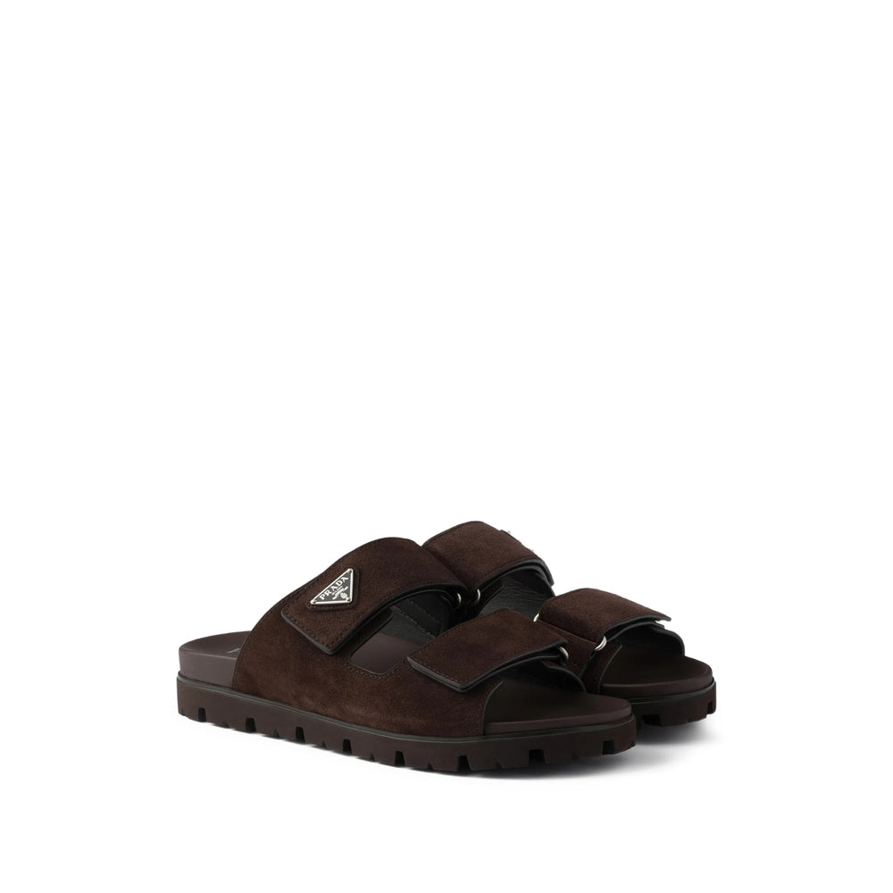 Prada Brown Sandals Men PRADA