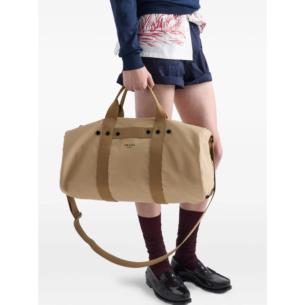 Prada Neutrals Luggage & Holdalls Men PRADA
