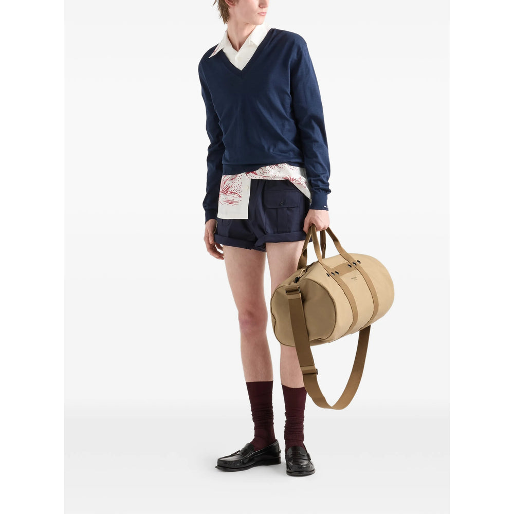 Prada Neutrals Luggage & Holdalls Men PRADA