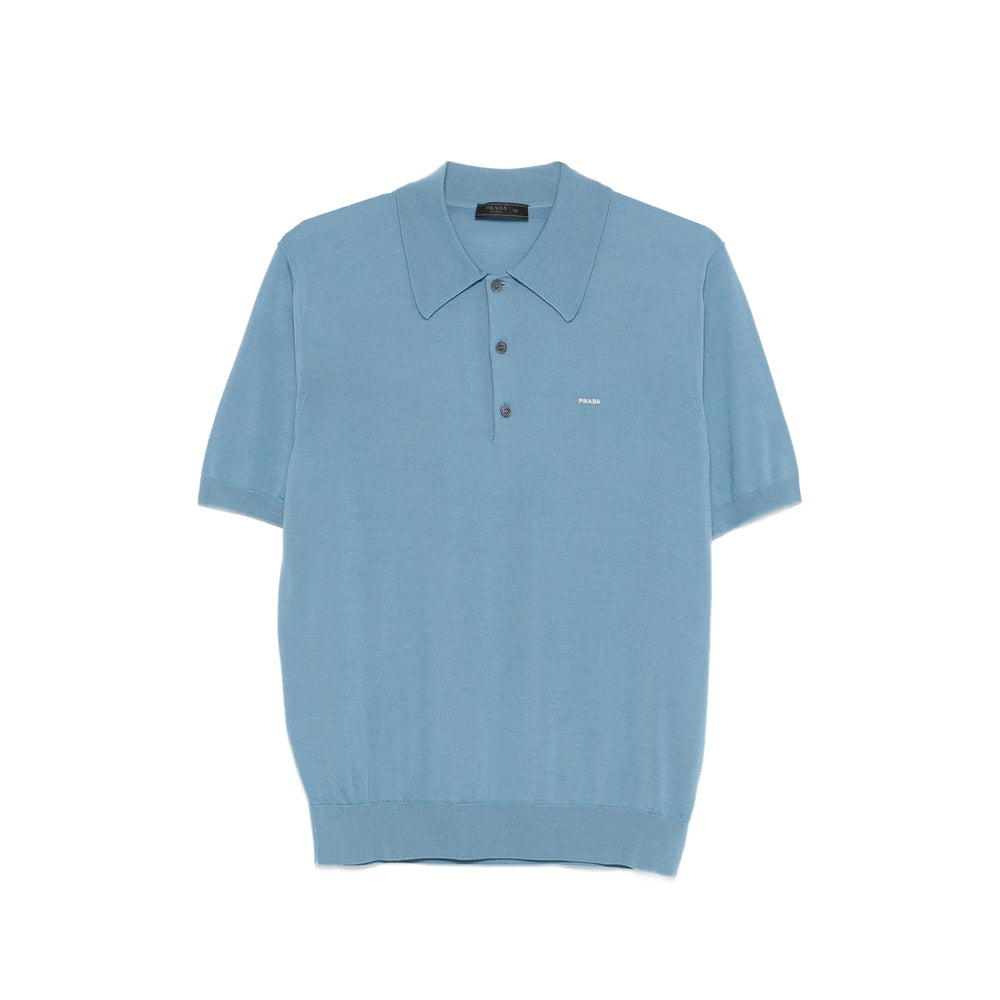 Prada Blue Polo Shirts Men PRADA