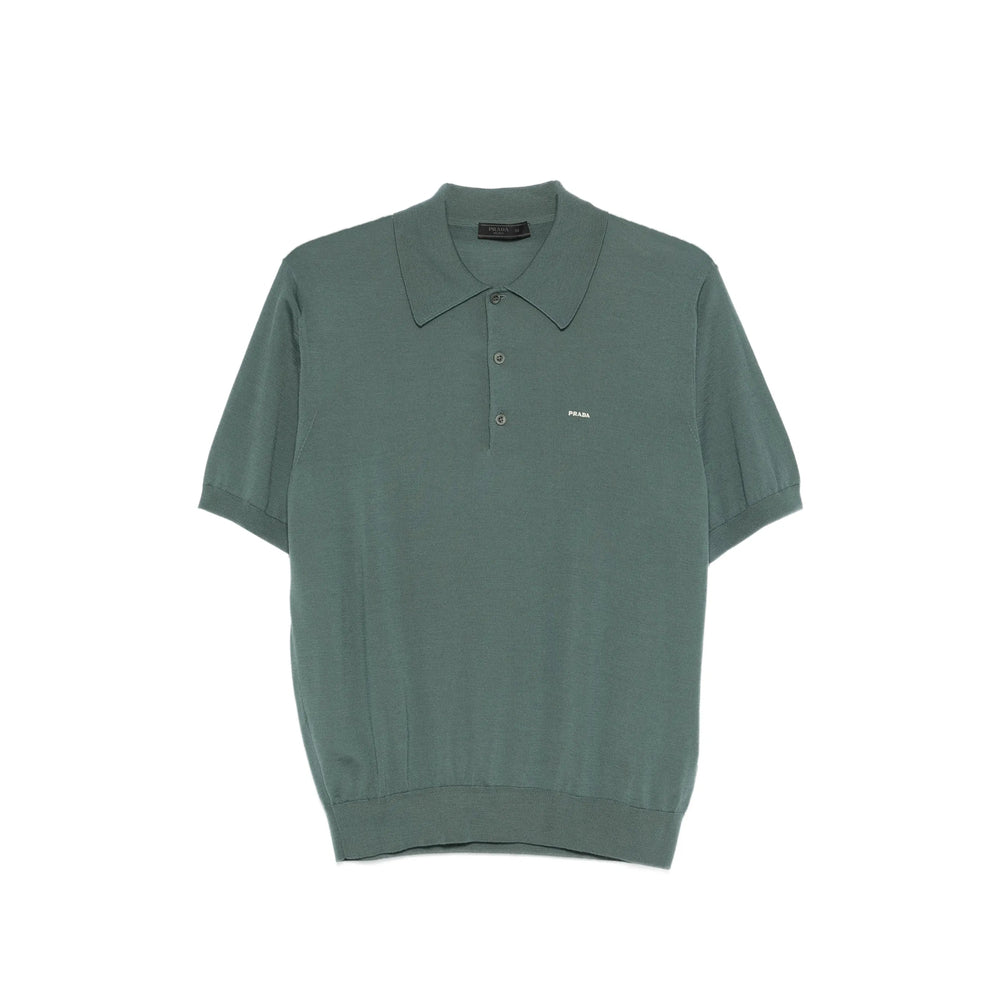 Prada Green Polo Shirts Men PRADA