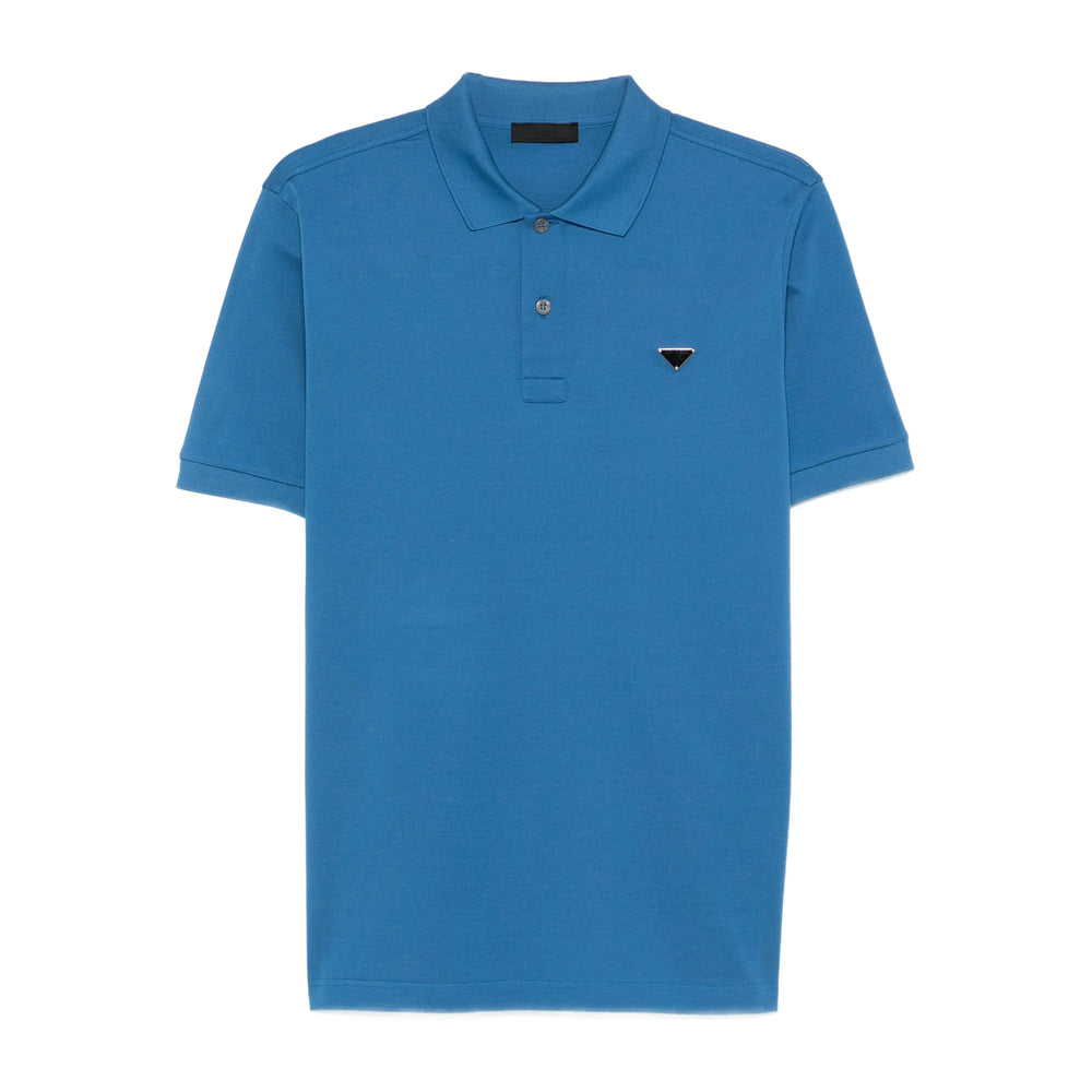 Prada Blue Polo Shirts Men PRADA