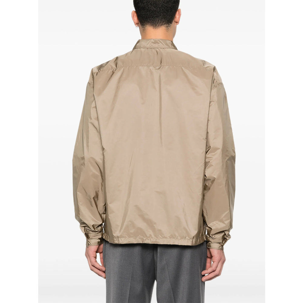 Prada Neutrals Jackets - Shirt Jackets Men PRADA