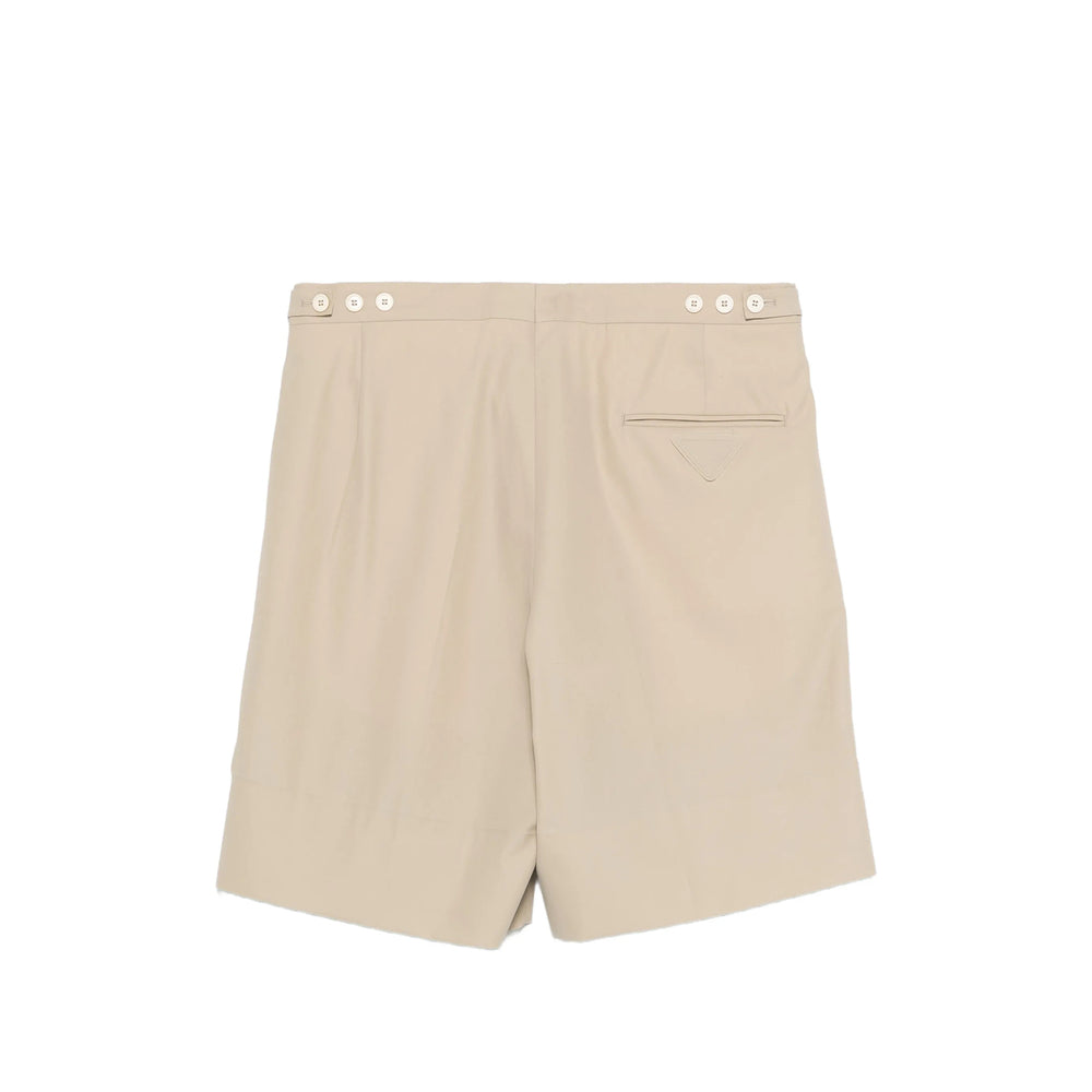 Prada Neutrals Shorts - Tailored Shorts Men PRADA