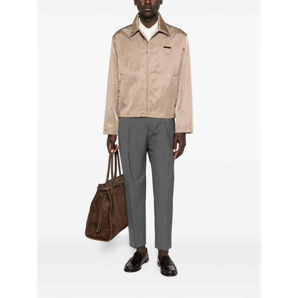 Prada Neutrals Jackets - Lightweight Jackets Men PRADA