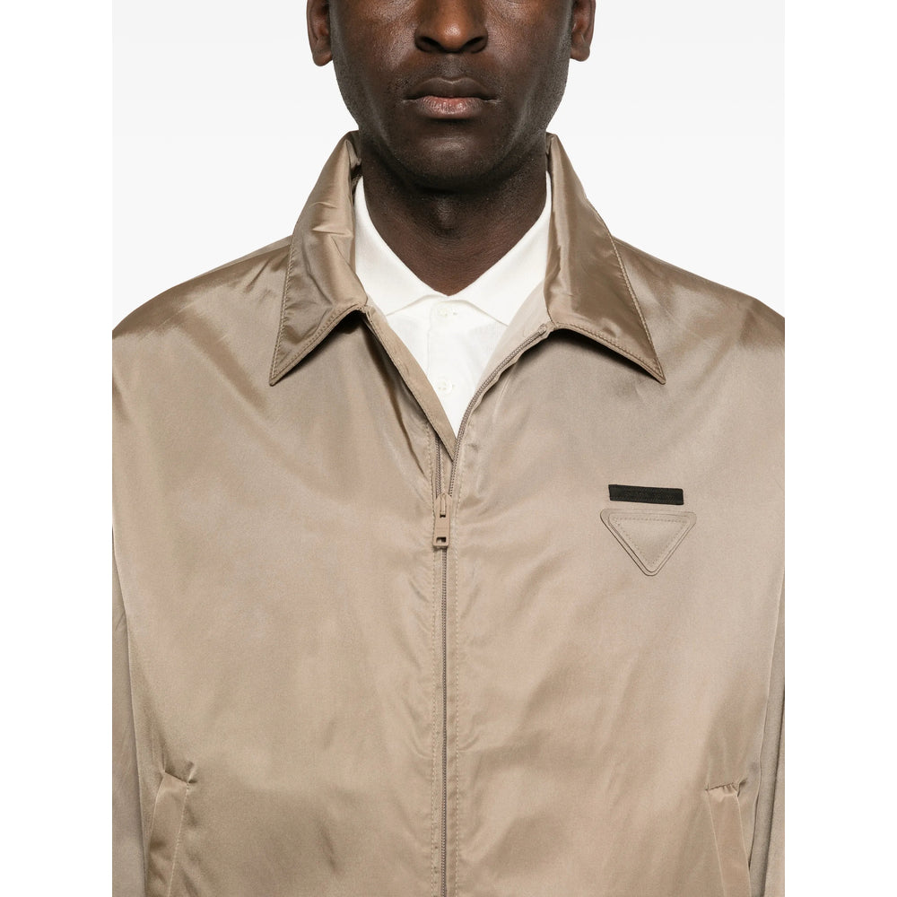 Prada Neutrals Jackets - Lightweight Jackets Men PRADA