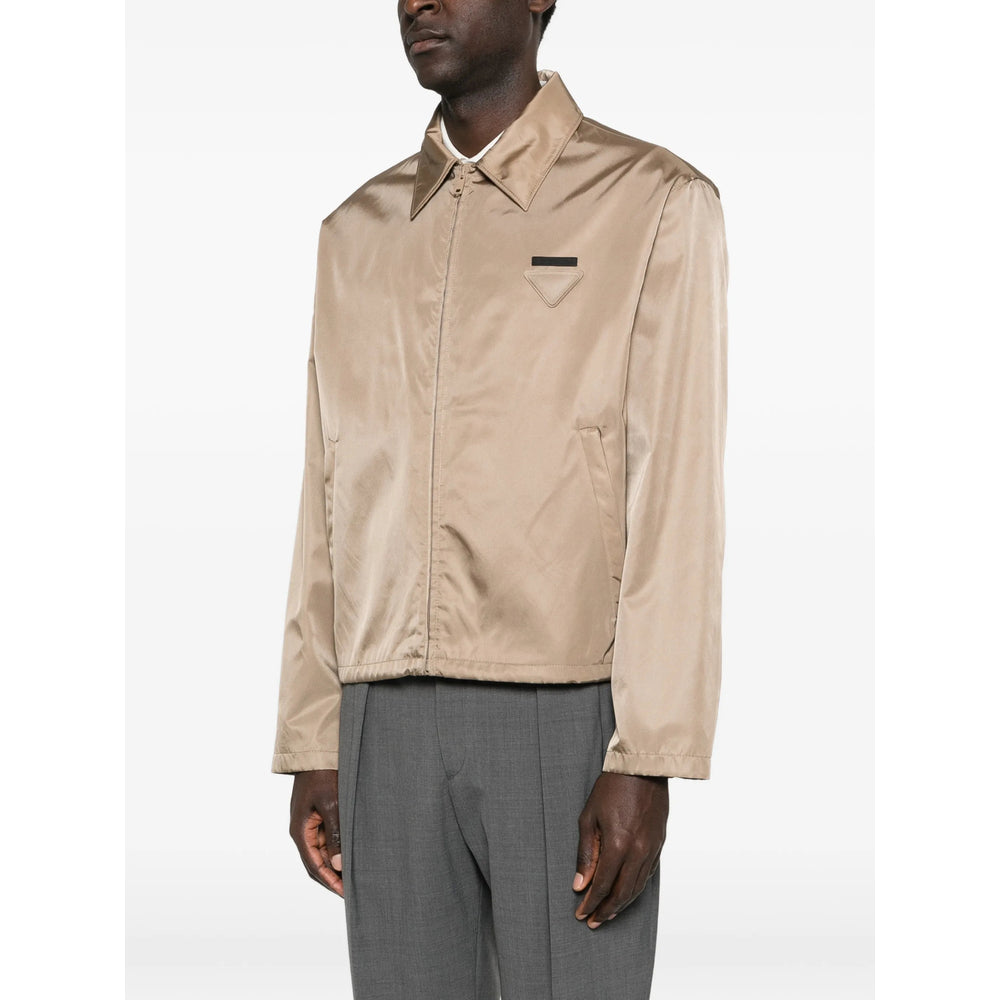 Prada Neutrals Jackets - Lightweight Jackets Men PRADA