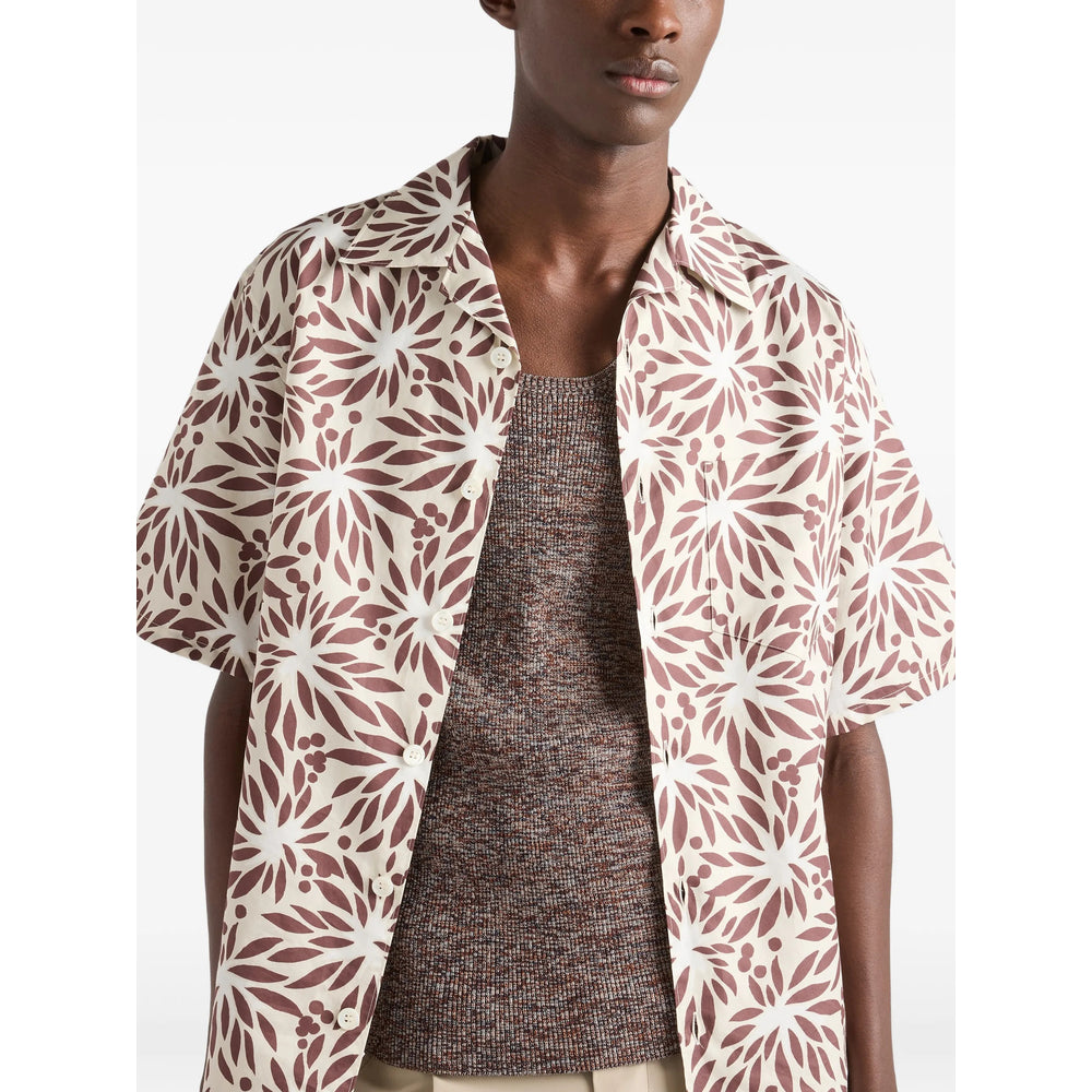 Prada Neutrals Shirts Men PRADA