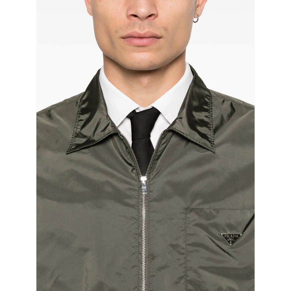 Prada Green Jackets - Shirt Jackets Men PRADA