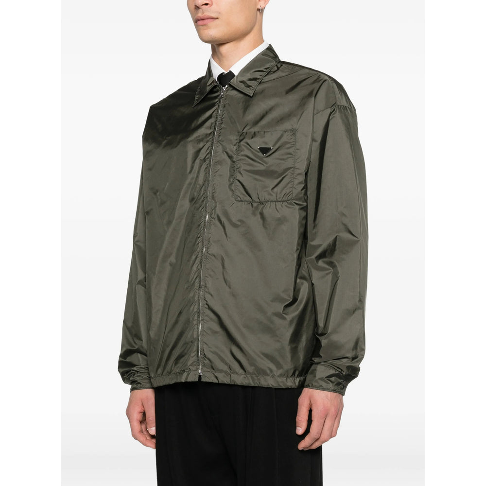Prada Green Jackets - Shirt Jackets Men PRADA