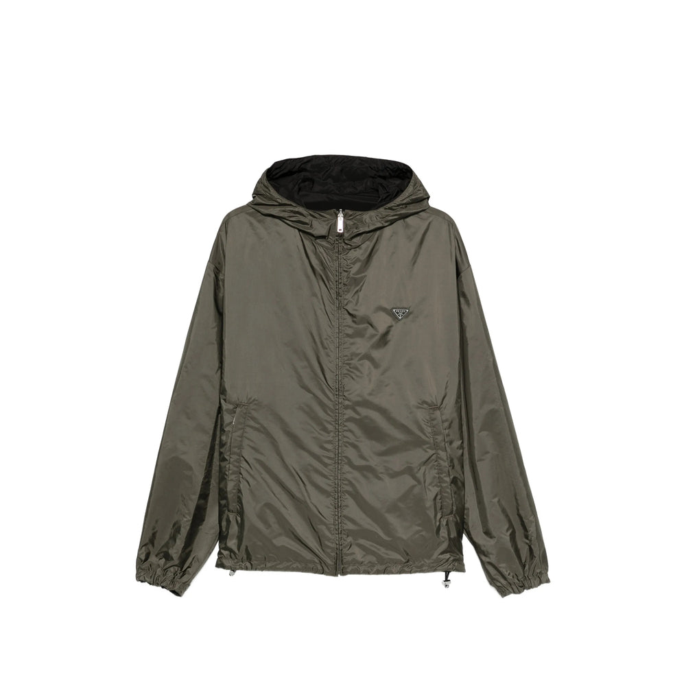 Prada Green Jackets - Hooded Jackets Men PRADA