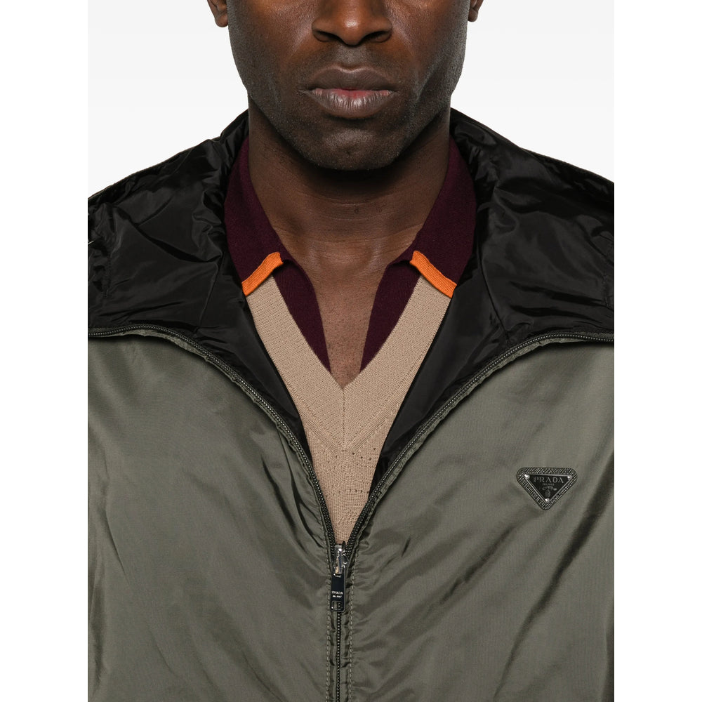 Prada Green Jackets - Hooded Jackets Men PRADA