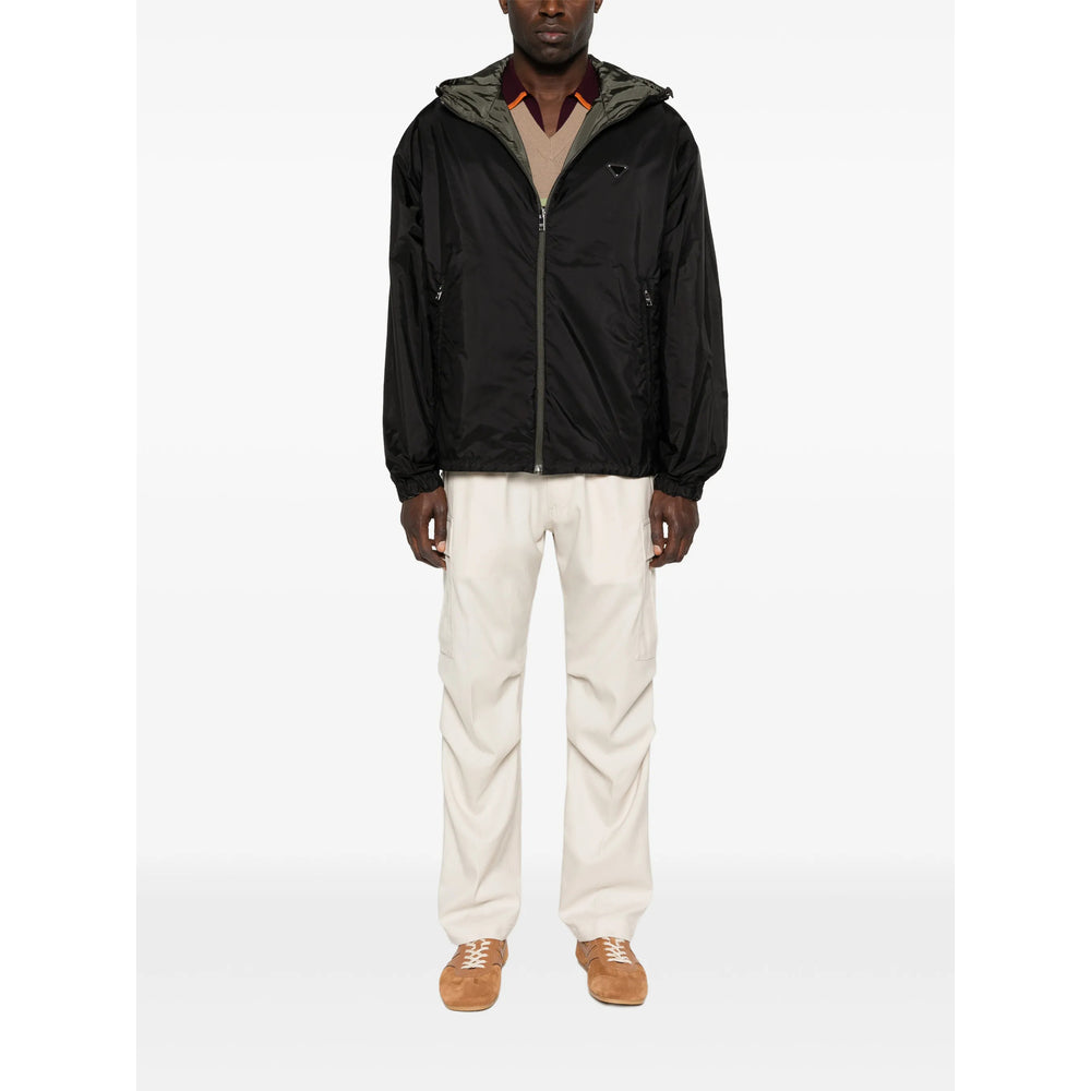 Prada Green Jackets - Hooded Jackets Men PRADA
