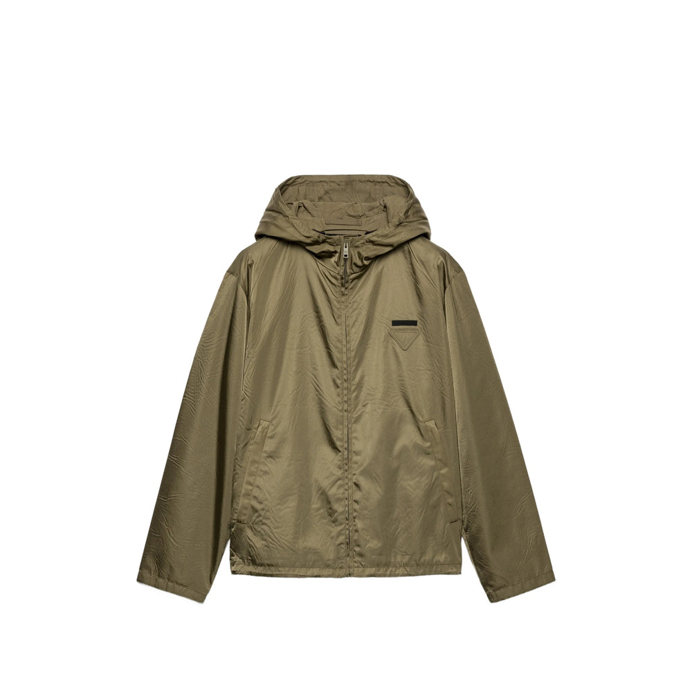 Prada Green Jackets - Hooded Jackets Men PRADA