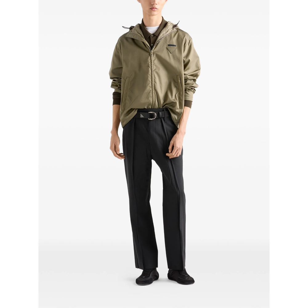 Prada Green Jackets - Hooded Jackets Men PRADA