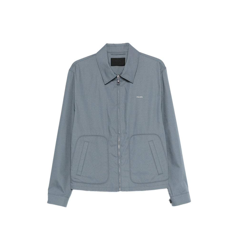 Prada Grey Jackets - Shirt Jackets Men PRADA