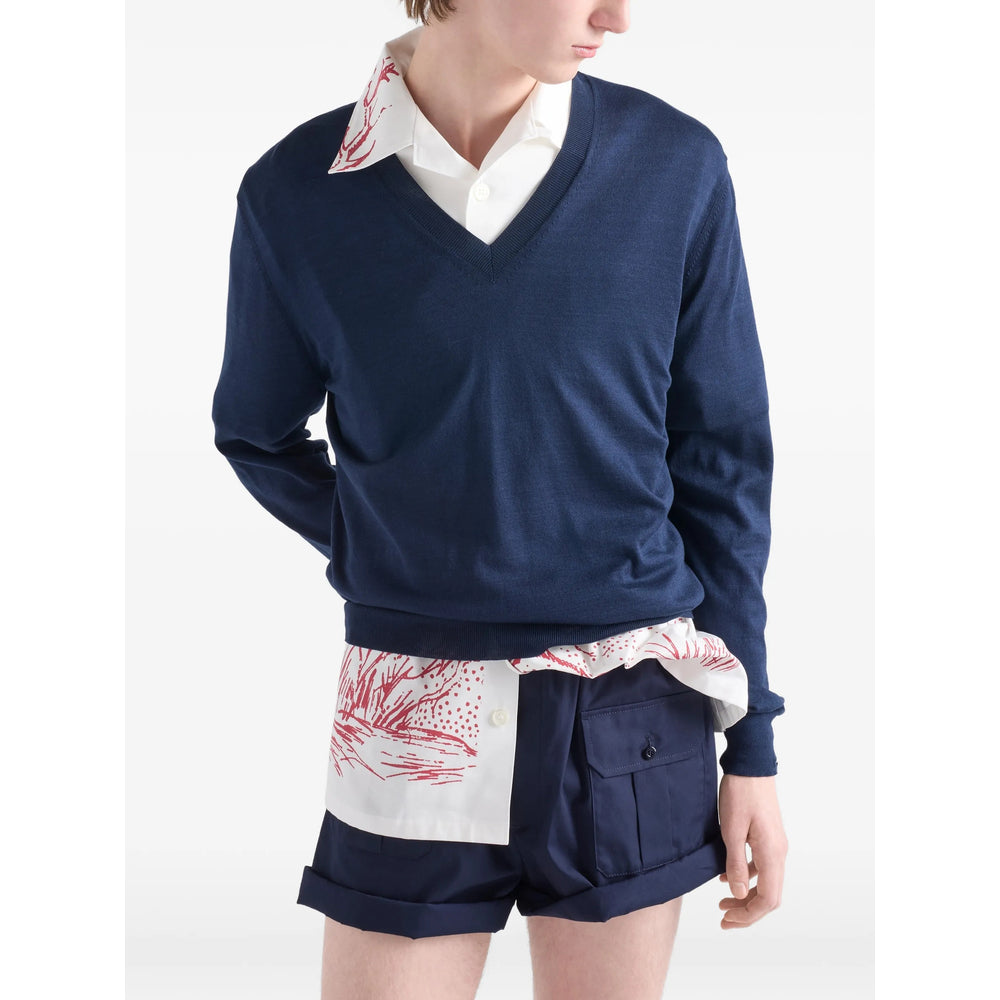 Prada Blue Sweaters & Knitwear - Jumpers Men PRADA