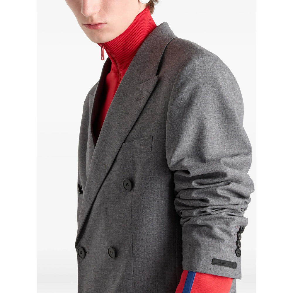 Prada Grey Jackets - Blazers Men PRADA