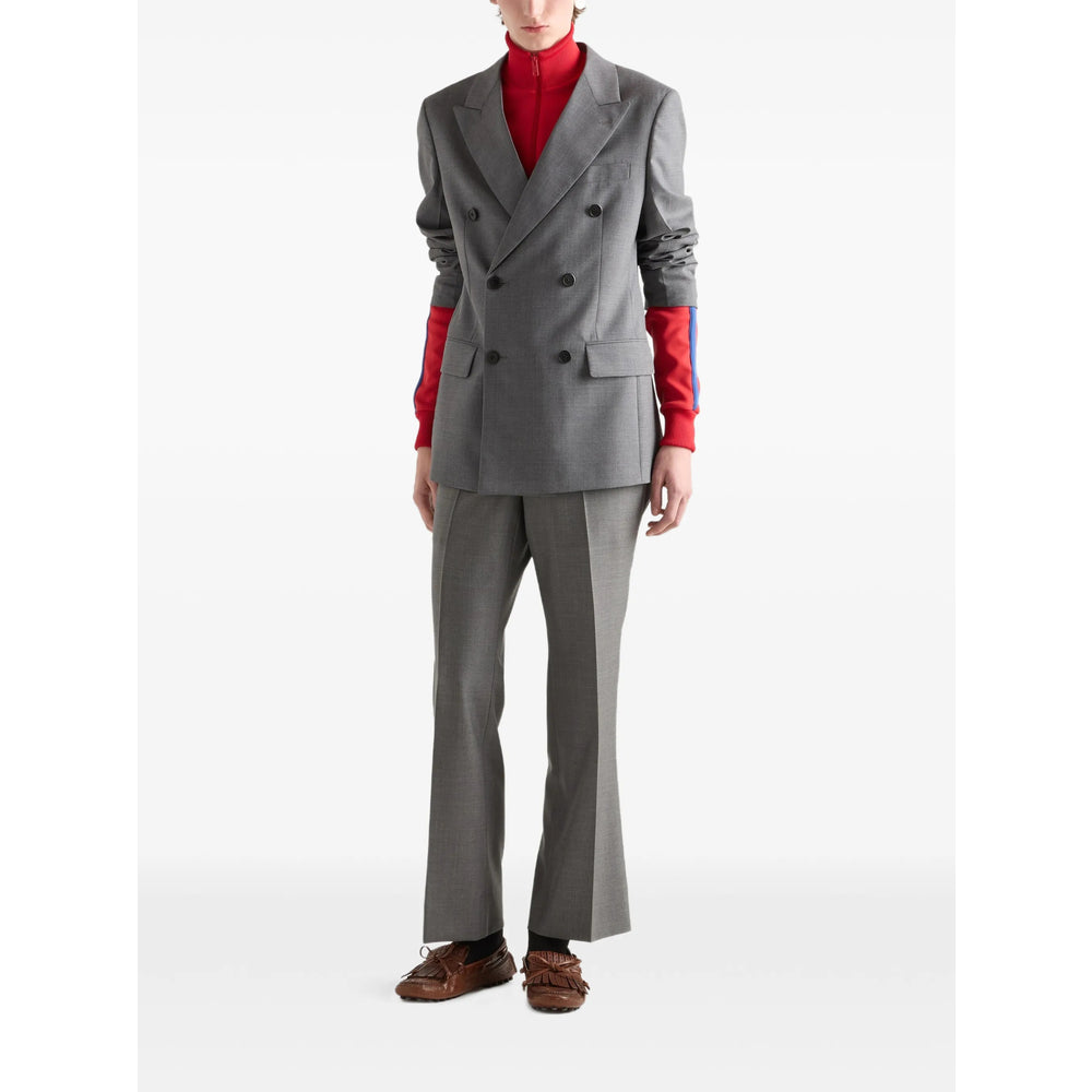 Prada Grey Jackets - Blazers Men PRADA