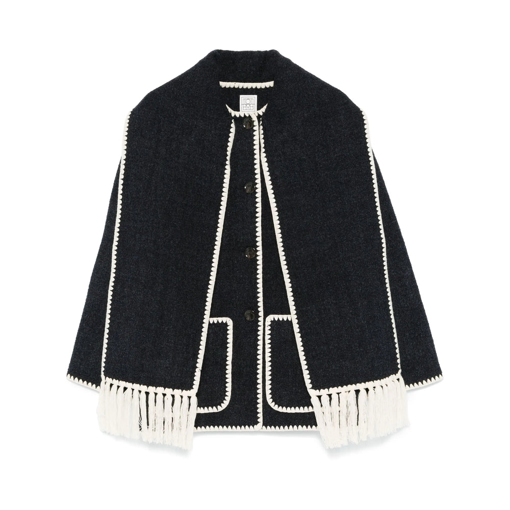 Toteme Black Jackets - Oversized Jackets Women TOTEME