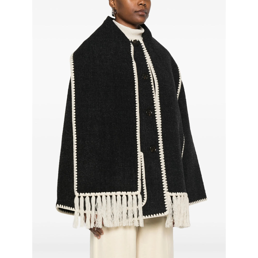 Toteme Black Jackets - Oversized Jackets Women TOTEME