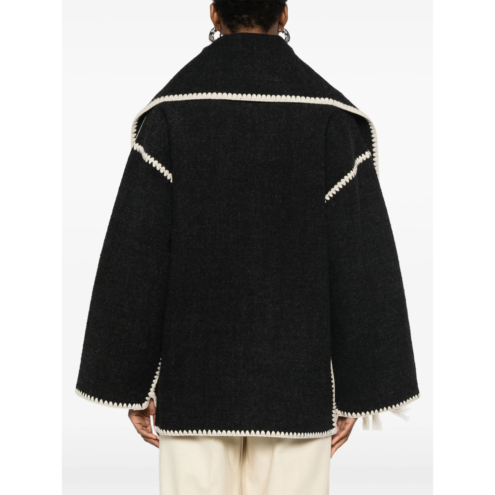 Toteme Black Jackets - Oversized Jackets Women TOTEME