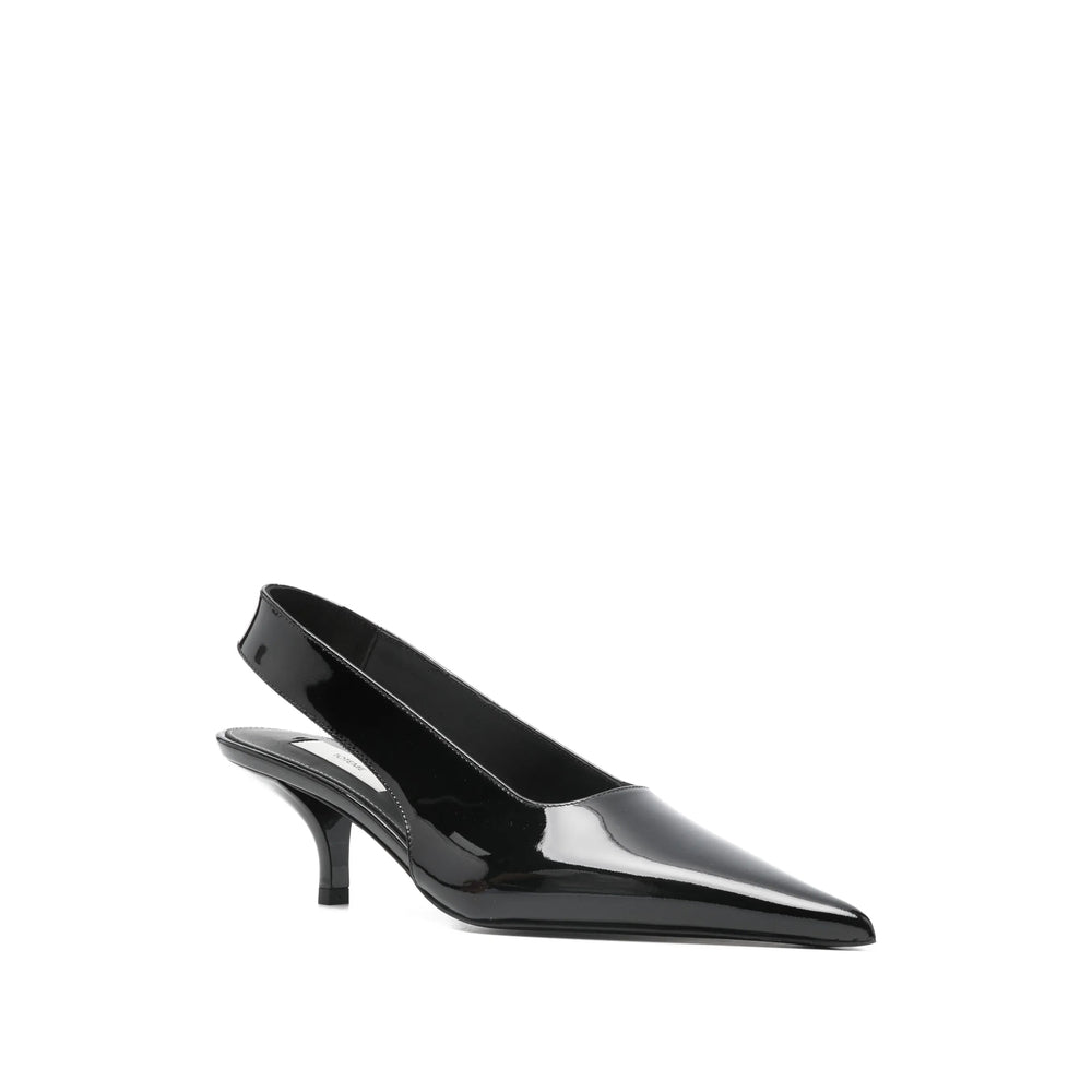 Toteme Black Shoes Women TOTEME