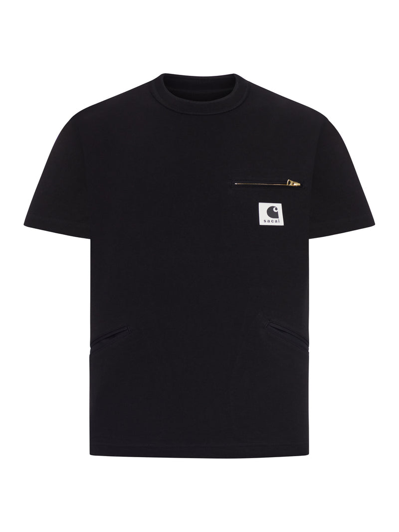 Sacai X Carhartt Men Cotton Jersey T-Shirt Sacai X Carhartt